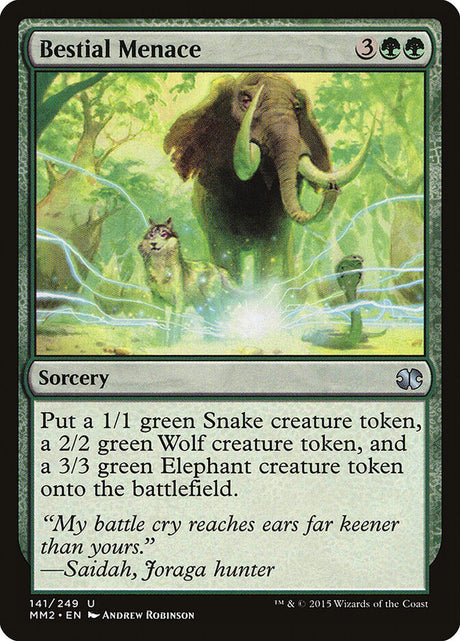 Bestial Menace (141) - Modern Masters 2015 (MM2)