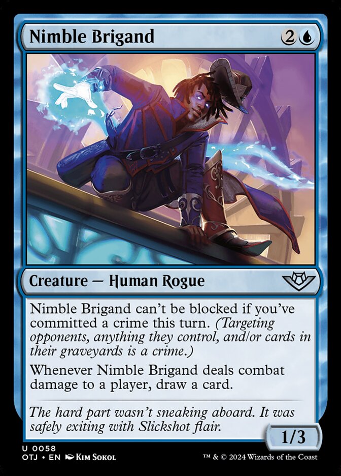 Nimble Brigand - [Foil] Outlaws of Thunder Junction (OTJ)