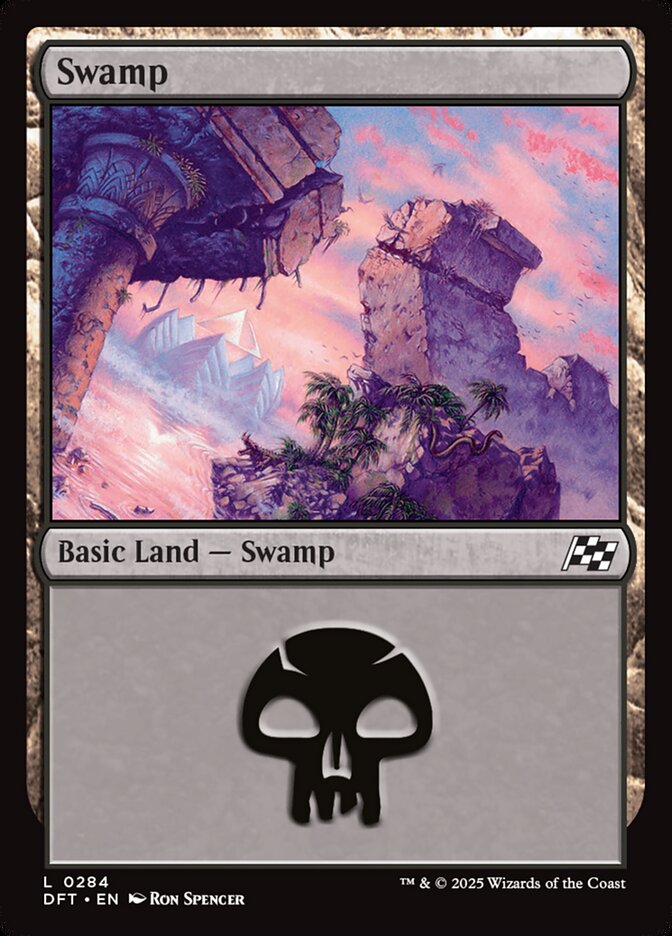Swamp (284) - [Foil] Aetherdrift (DFT)