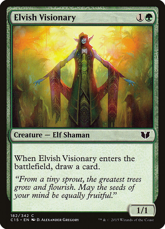 Elvish Visionary (182) - Commander 2015 (C15)