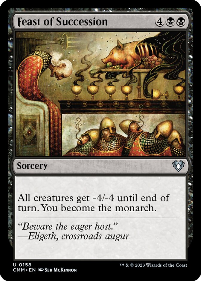 Feast of Succession (158) - Commander Masters (CMM)