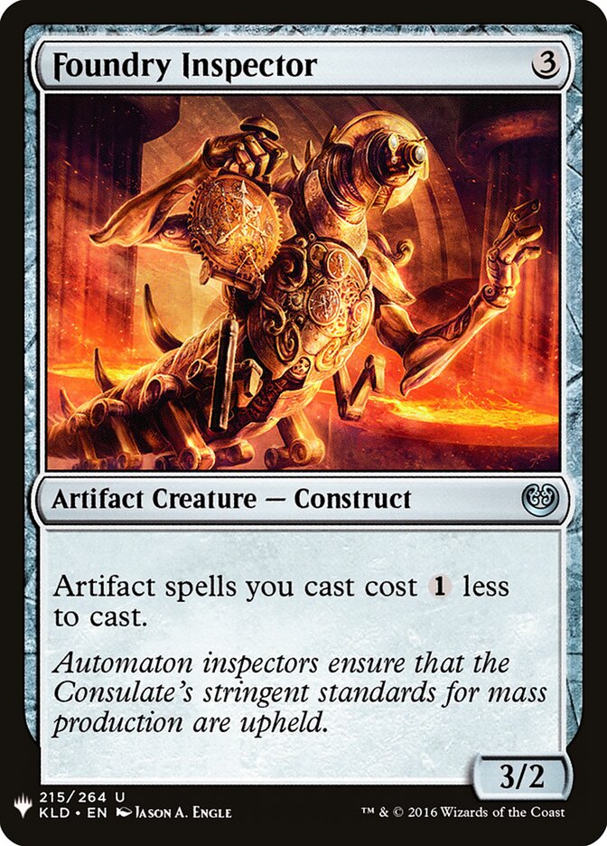 Foundry Inspector (KLD-215) - The List (PLST)