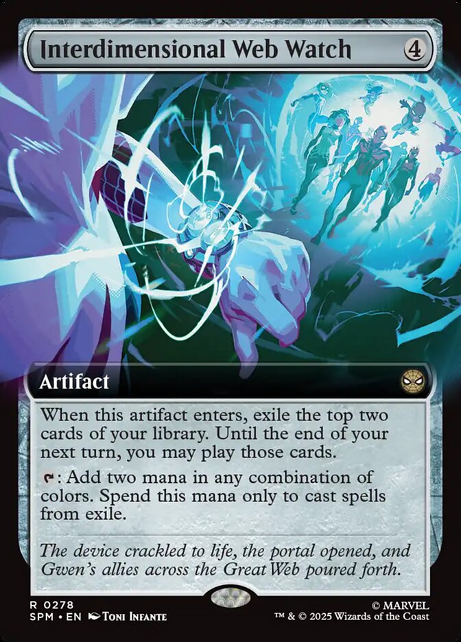 Interdimensional Web Watch (278) - [Foil, Extended Art] Marvel's Spider-Man (SPM)