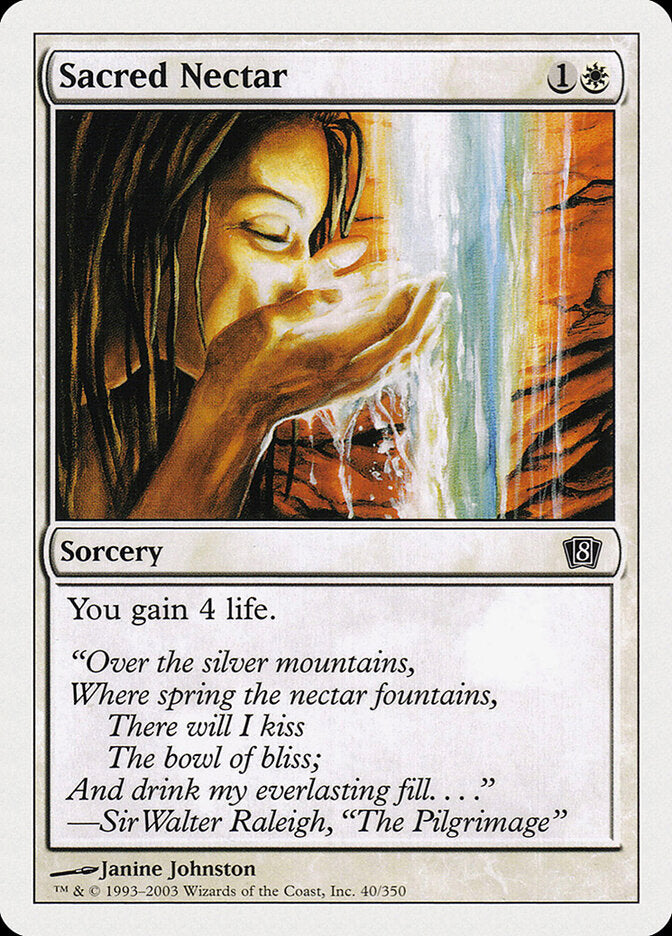 Sacred Nectar (40) - Eighth Edition (8ED)