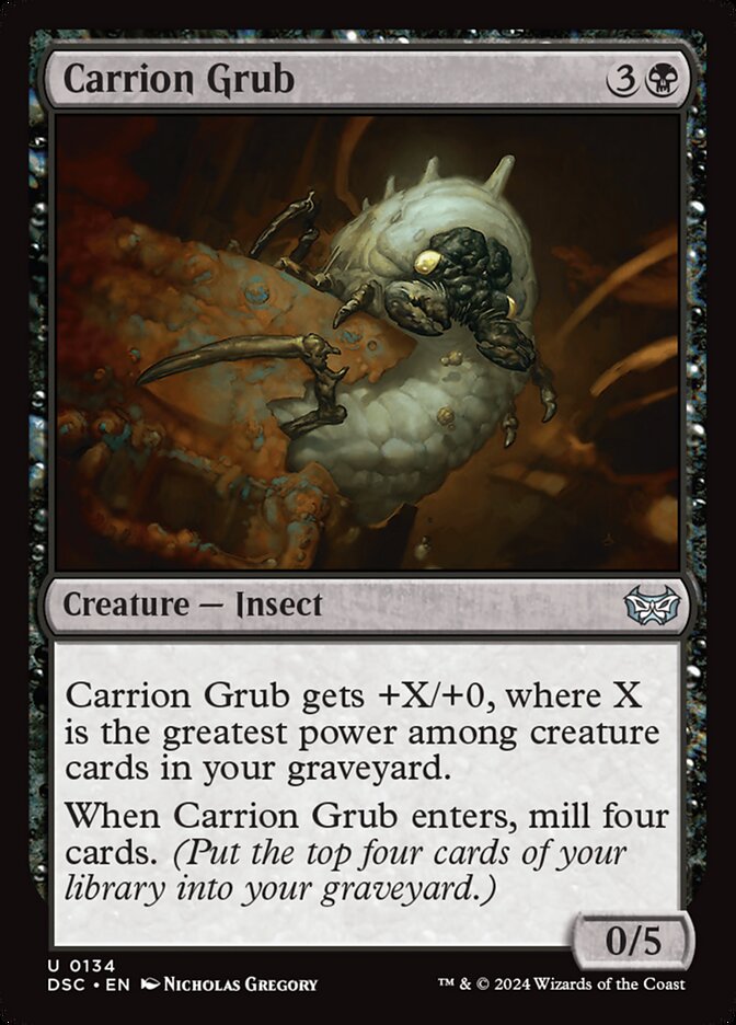 Carrion Grub (134) - Duskmourn: House of Horror Commander (DSC)