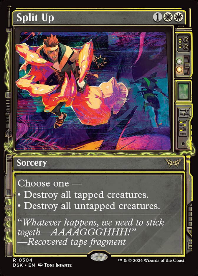 Split Up - [Foil, Showcase] Duskmourn: House of Horror (DSK)
