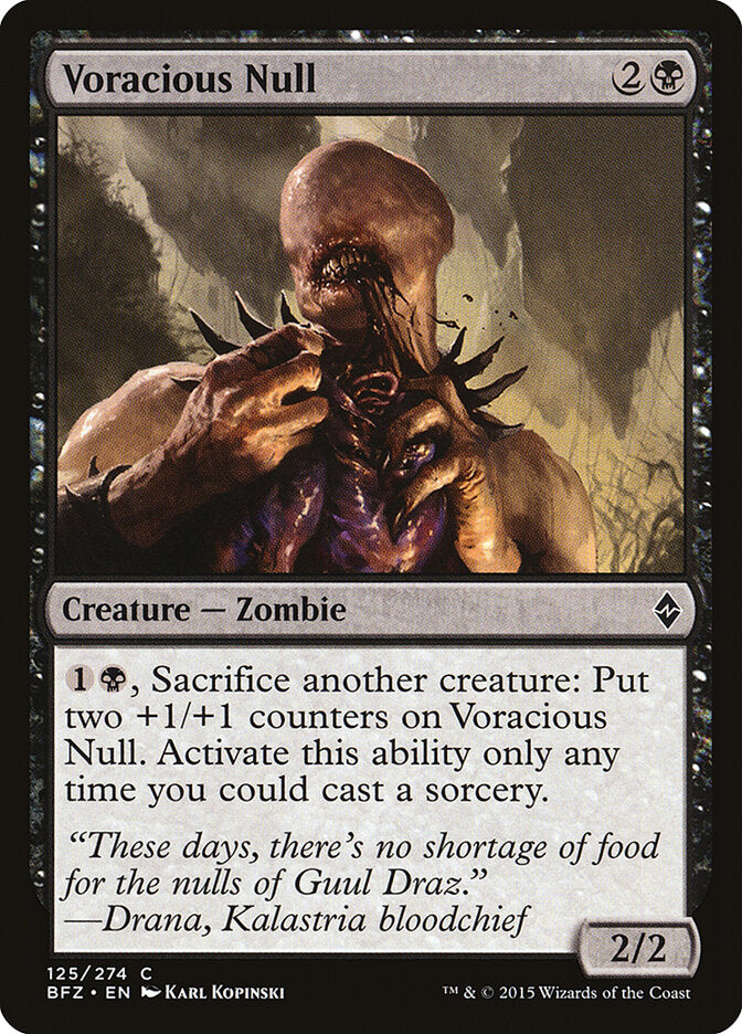 Voracious Null (125) - Battle for Zendikar (BFZ)