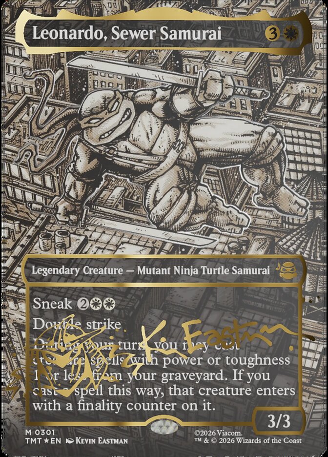 Leonardo, Sewer Samurai (301) - Teenage Mutant Ninja Turtles (TMT)