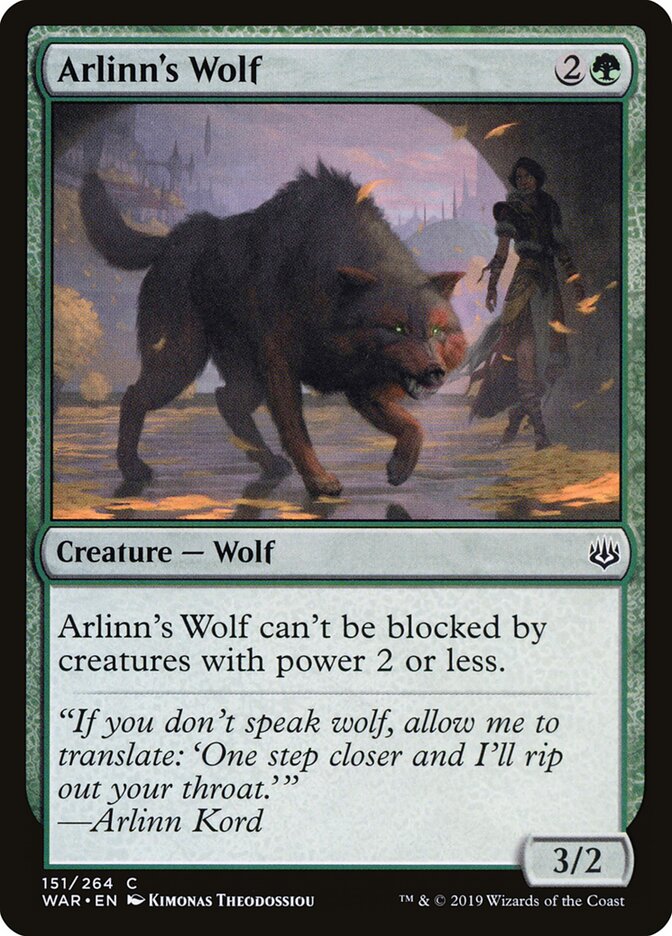 Arlinn's Wolf (151) - War of the Spark (WAR)