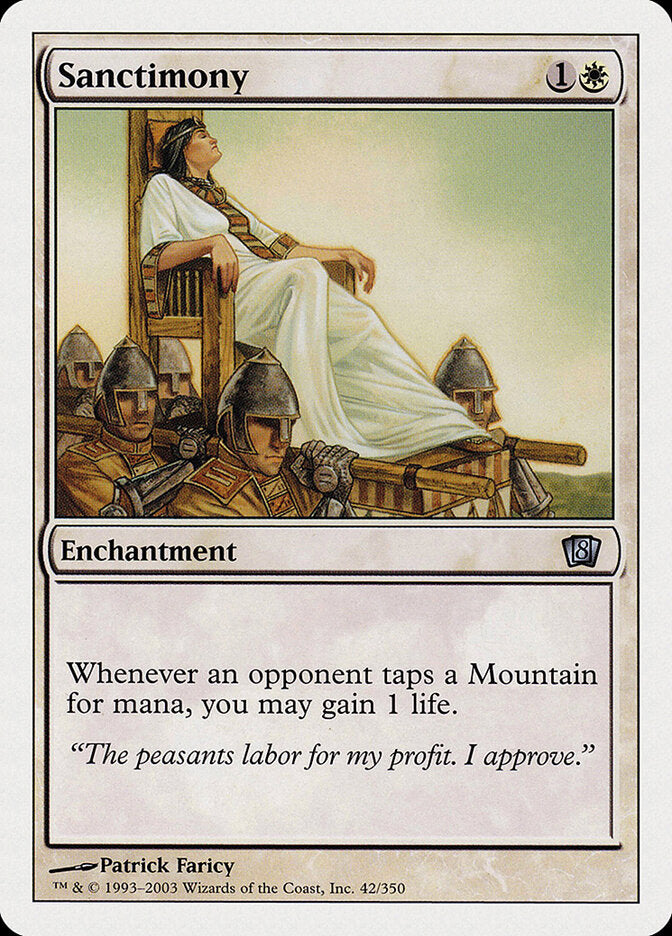 Sanctimony (42) - Eighth Edition (8ED)