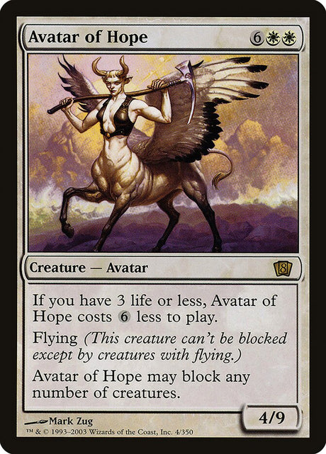Avatar of Hope (4) - Eighth Edition (8ED)