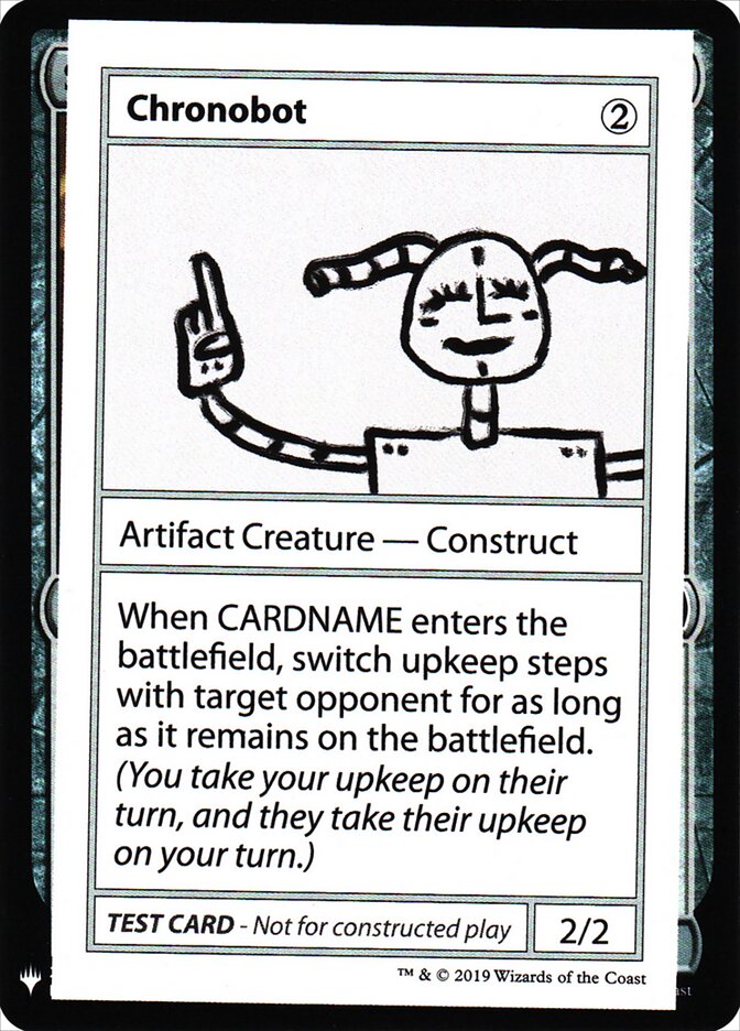 Chronobot (105) - Mystery Booster Playtest Cards 2019 (CMB1)