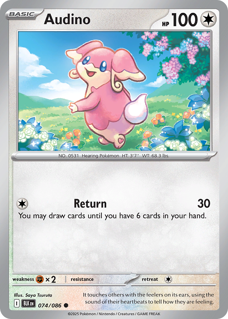 Audino (74/86) - Black Bolt (BLK)