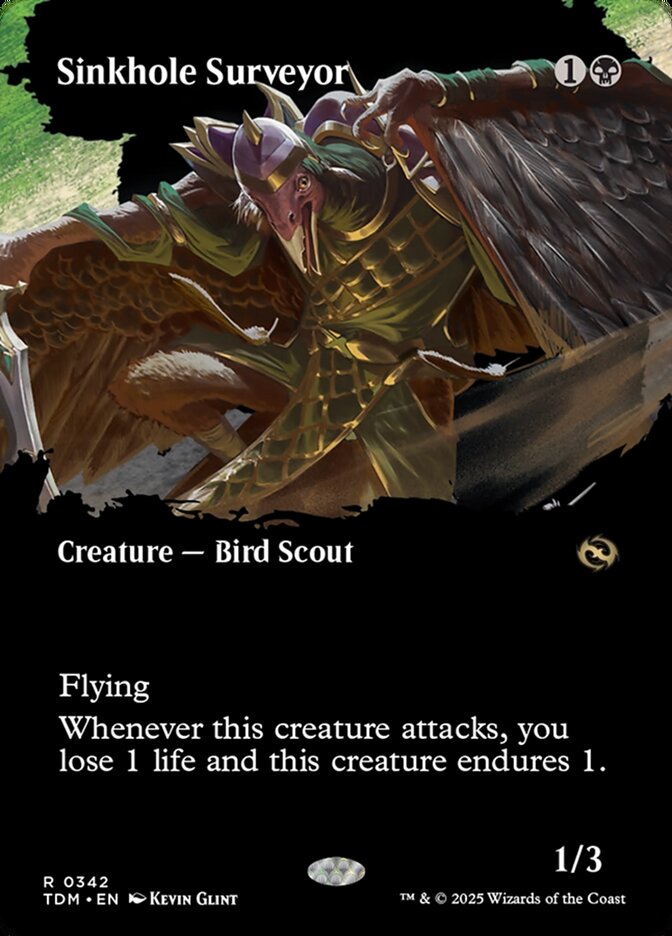 Sinkhole Surveyor (342) - [Foil, Showcase] Tarkir: Dragonstorm (TDM)
