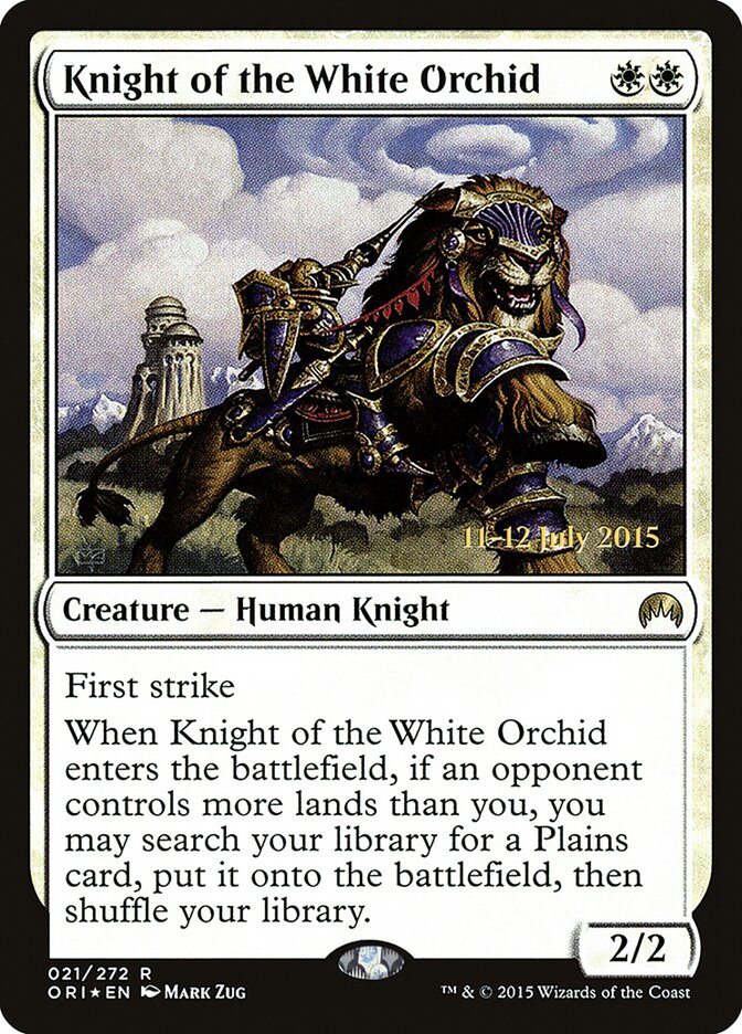 Knight of the White Orchid (21s) - Magic Origins Promos (PORI)