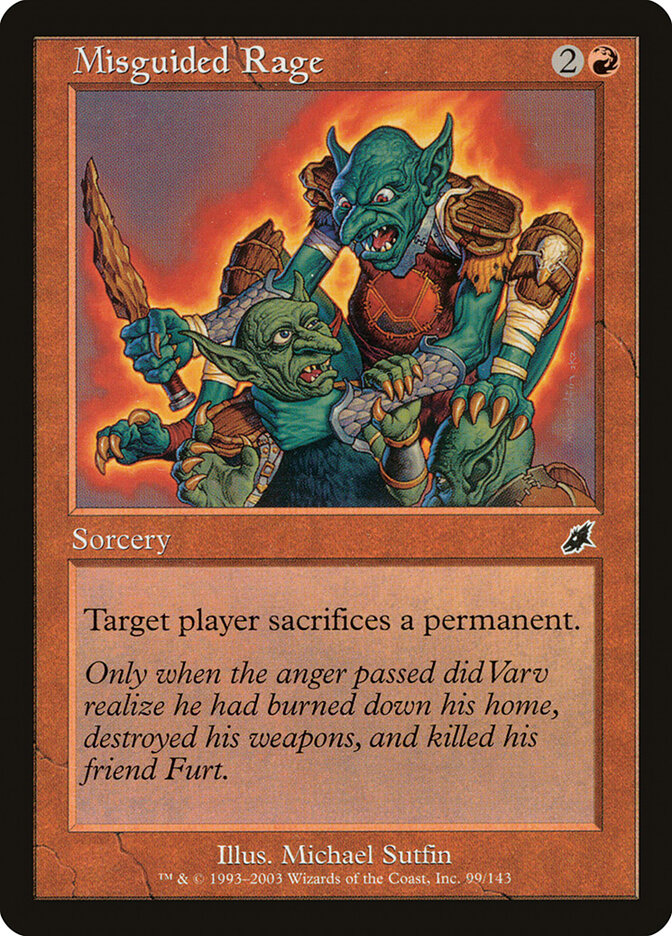 Misguided Rage (99) - Scourge (SCG)