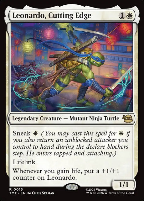 Leonardo, Cutting Edge (15) - Teenage Mutant Ninja Turtles (TMT)