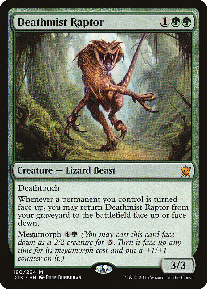 Deathmist Raptor (180) - Dragons of Tarkir (DTK)