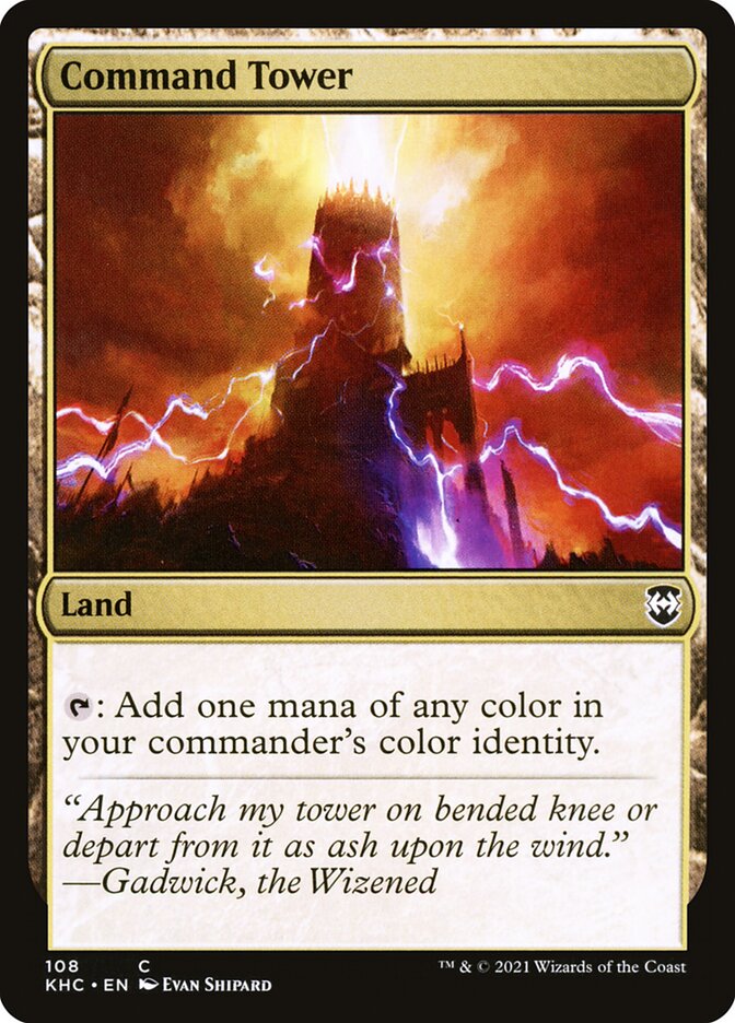 Command Tower (108) - Kaldheim Commander (KHC)