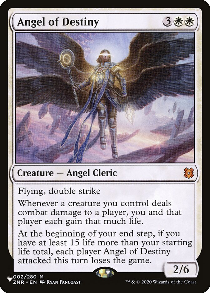 Angel of Destiny (ZNR-2) - The List (PLST)