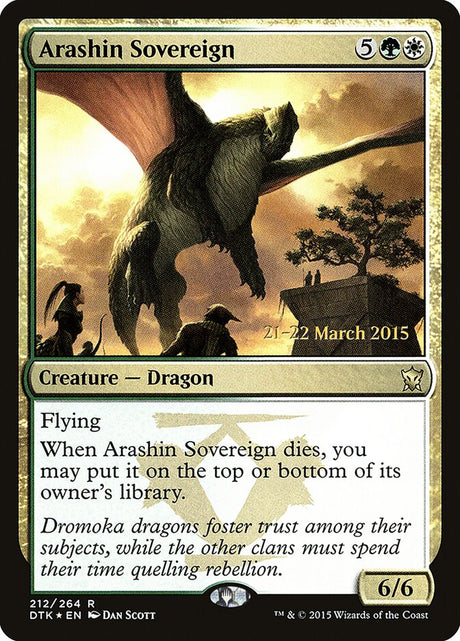 Arashin Sovereign (212s) - Dragons of Tarkir Promos (PDTK)