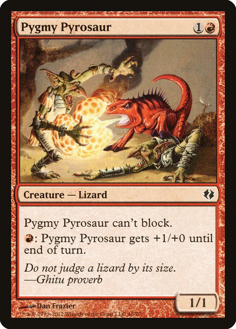 Pygmy Pyrosaur (46) - Duel Decks: Venser vs. Koth (DDI)