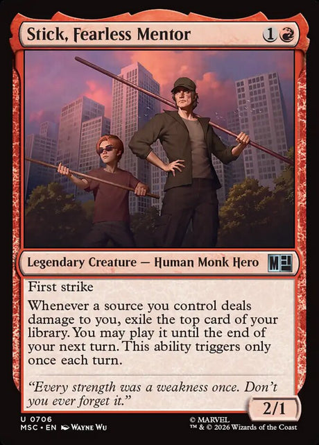 Stick, Fearless Mentor (706) - Marvel Super Heroes Commander (MSC)