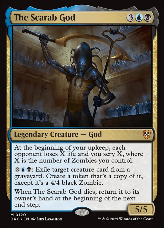 The Scarab God - Aetherdrift Commander (DRC)
