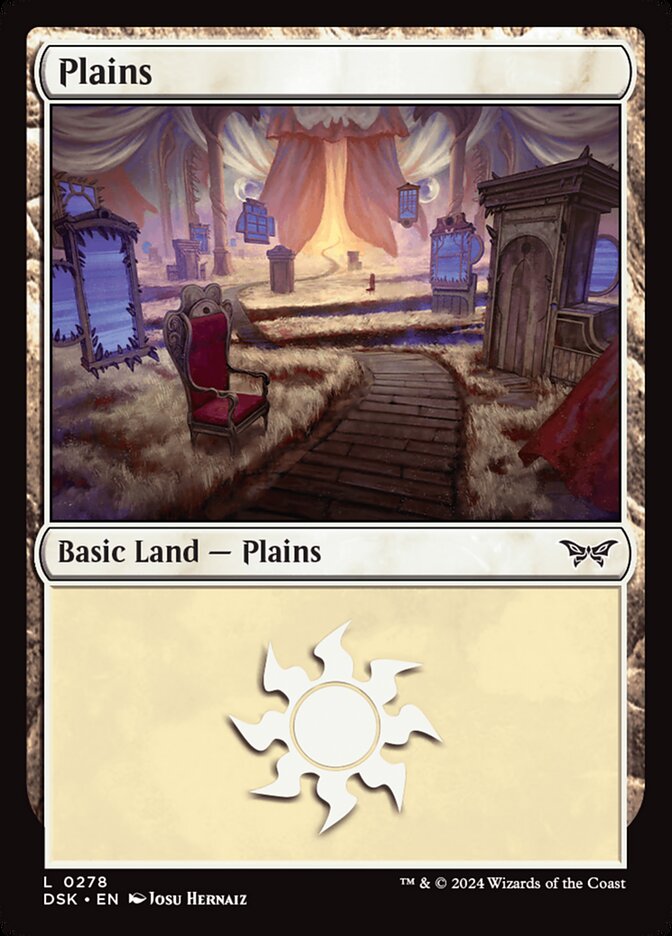 Plains (278) - [Foil] Duskmourn: House of Horror (DSK)