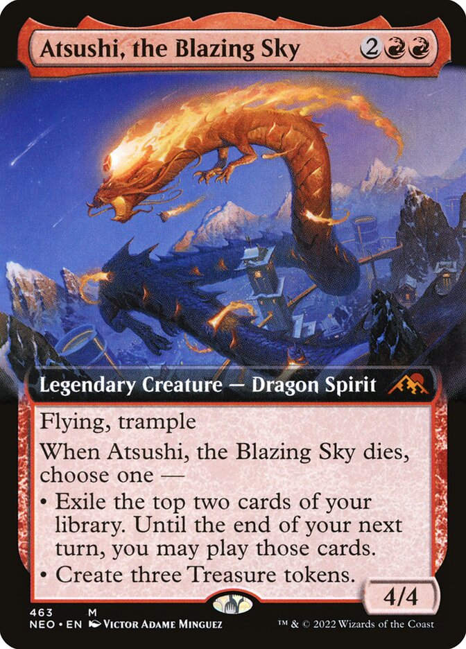 Atsushi, the Blazing Sky (463) - Kamigawa: Neon Dynasty (NEO)