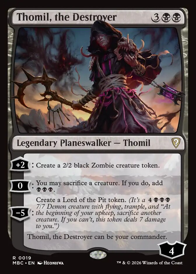 Thomil, the Destroyer (19) - Mystery Booster Commander Edition (MBC)