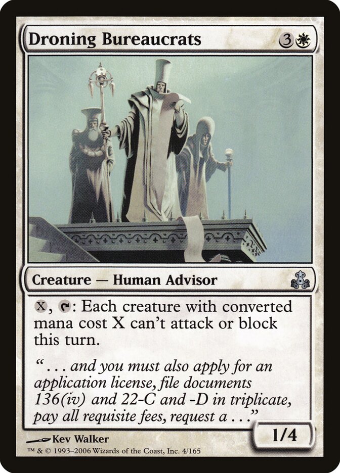Droning Bureaucrats (4) - Guildpact (GPT)