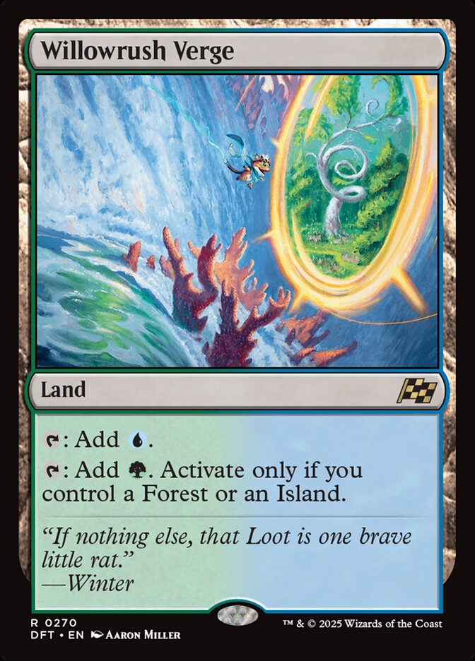 Willowrush Verge - [Foil] Aetherdrift (DFT)