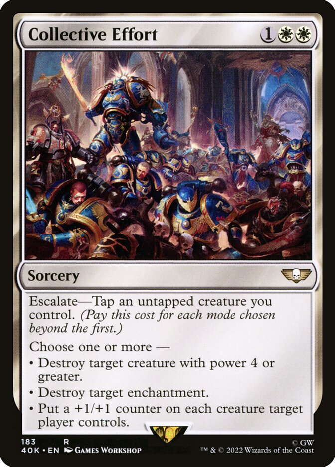 Collective Effort (183) - Warhammer 40,000 Commander (40K)