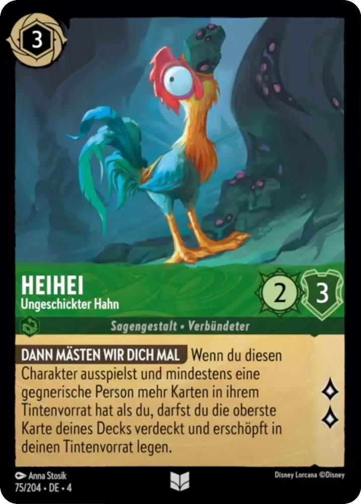 Heihei - Bumbling Rooster - [Foil] Ursula's Return (4)