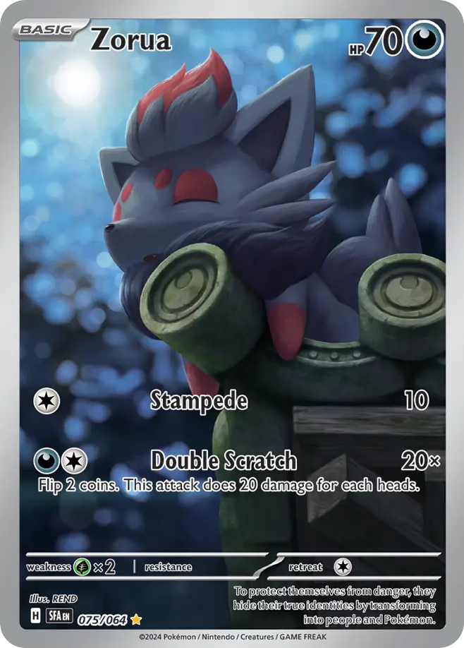 Zorua (75/64) - [Illustration Rare] Shrouded Fable (SFA)