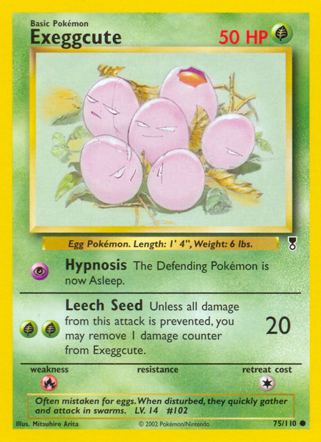 Exeggcute (75/110) - [Reverse Holo] Legendary Collection (LC)