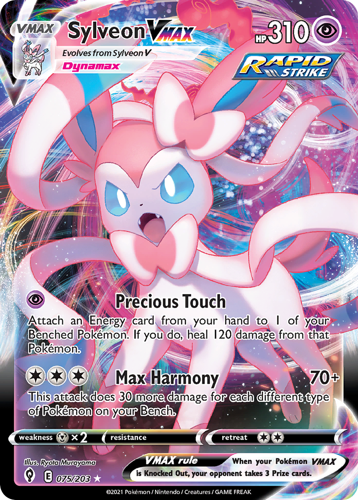 Sylveon VMAX (75/203) - [Holo Foil] Evolving Skies (EVS)