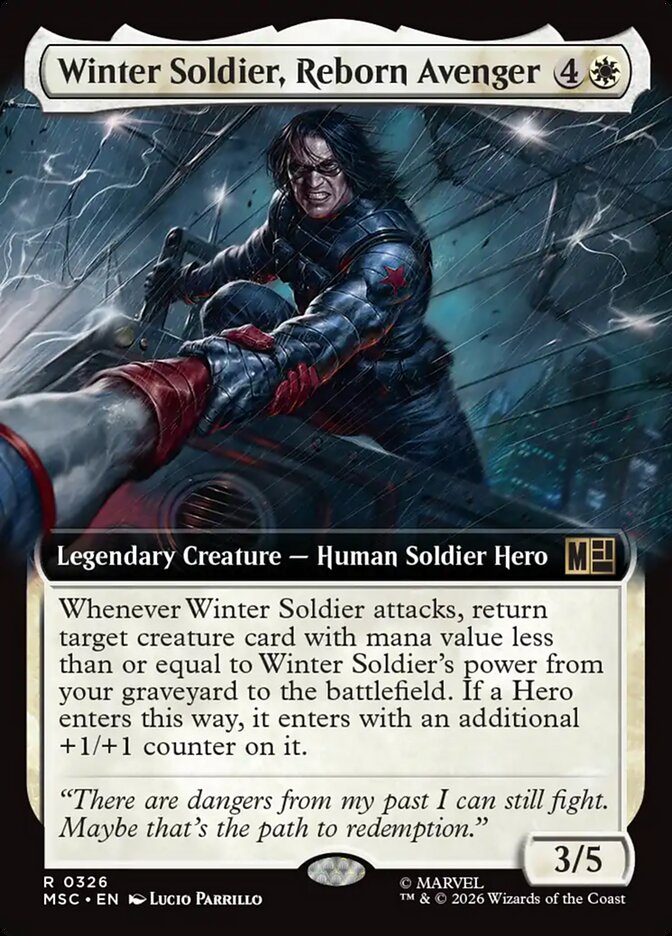 Winter Soldier, Reborn Avenger (326) - Marvel Super Heroes Commander (MSC)