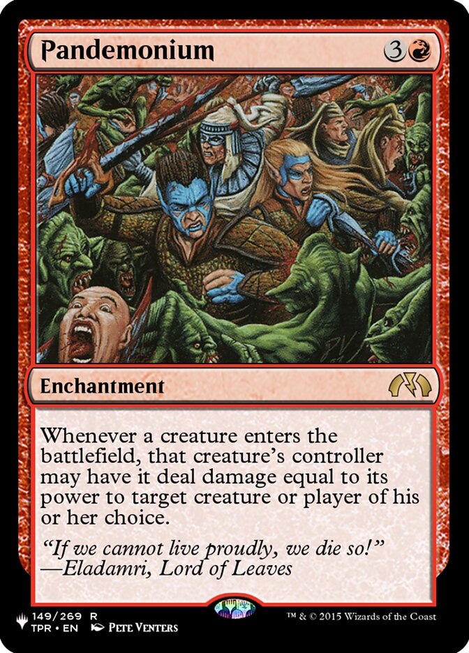 Pandemonium - The List (PLST)