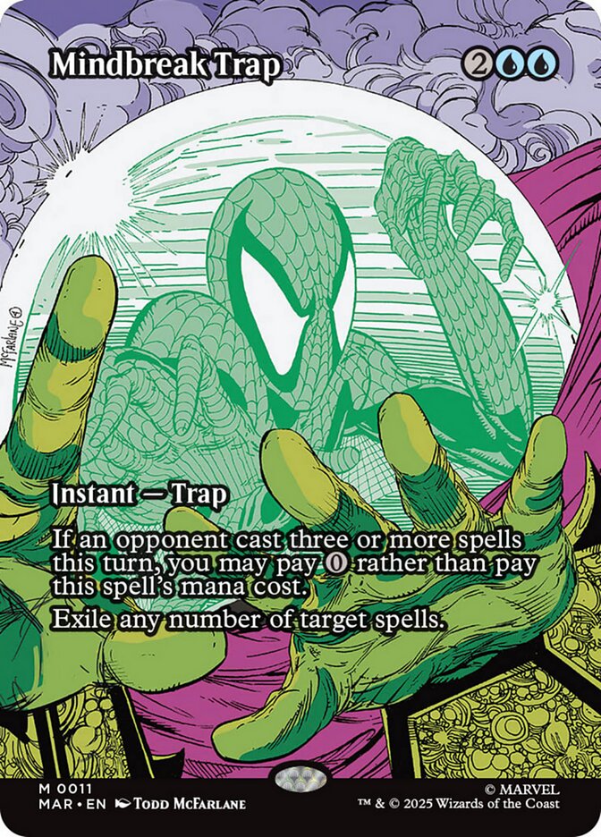 Mindbreak Trap (11) - [Foil, Borderless] Marvel Universe (MAR)