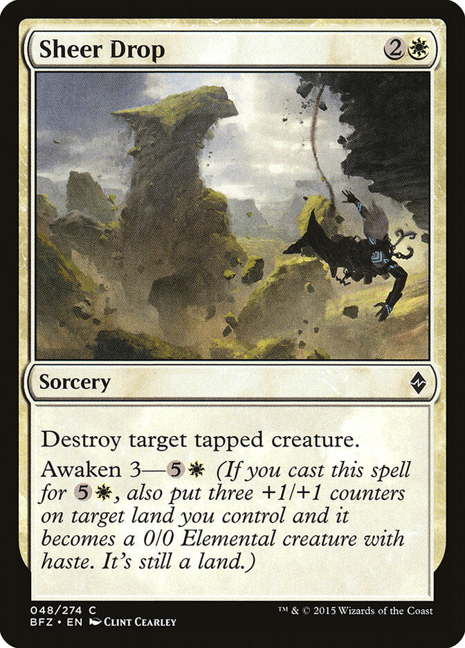 Sheer Drop (48) - Battle for Zendikar (BFZ)