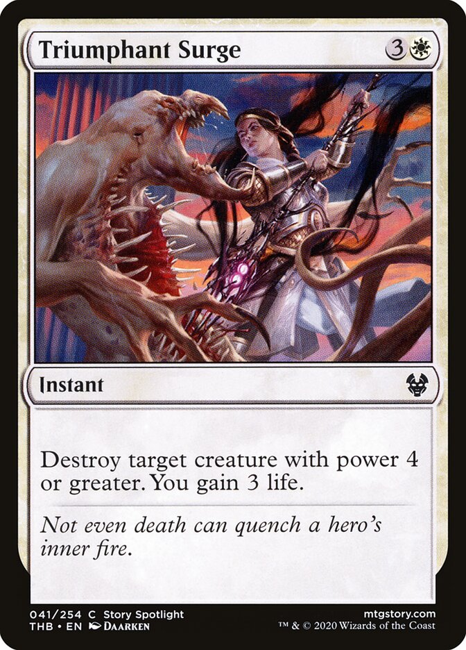 Triumphant Surge (41) - Theros Beyond Death (THB)