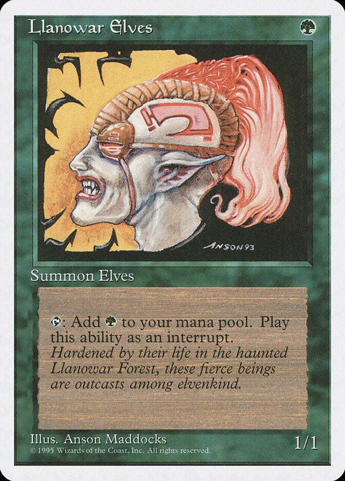 Llanowar Elves (261) - Fourth Edition (4ED)