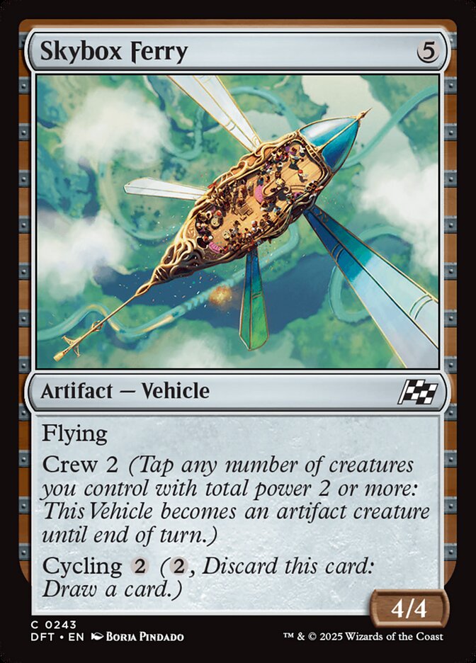 Skybox Ferry - [Foil] Aetherdrift (DFT)
