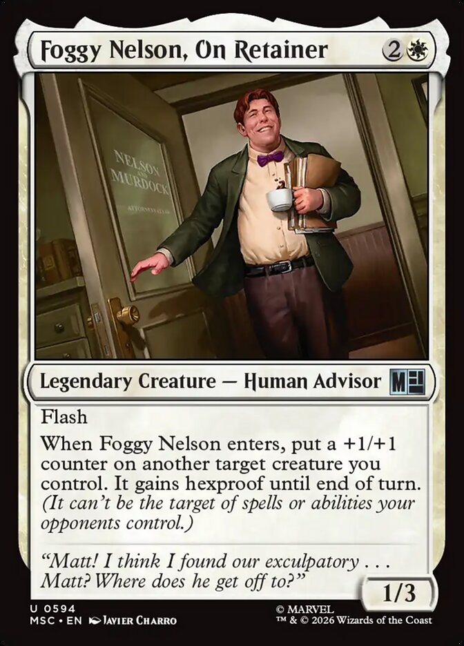 Foggy Nelson, On Retainer (594) - Marvel Super Heroes Commander (MSC)