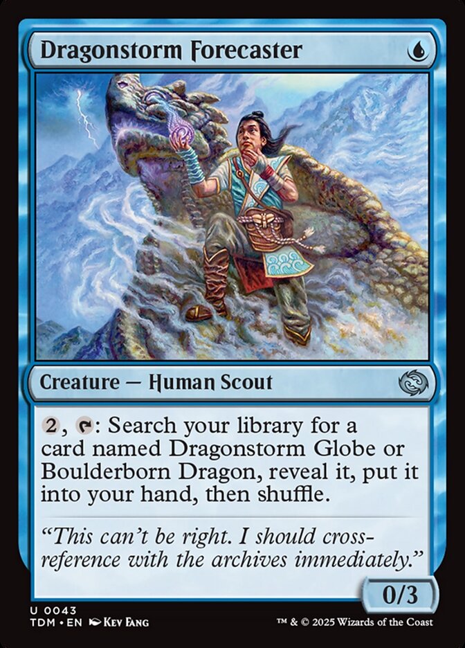 Dragonstorm Forecaster (43) - Tarkir: Dragonstorm (TDM)
