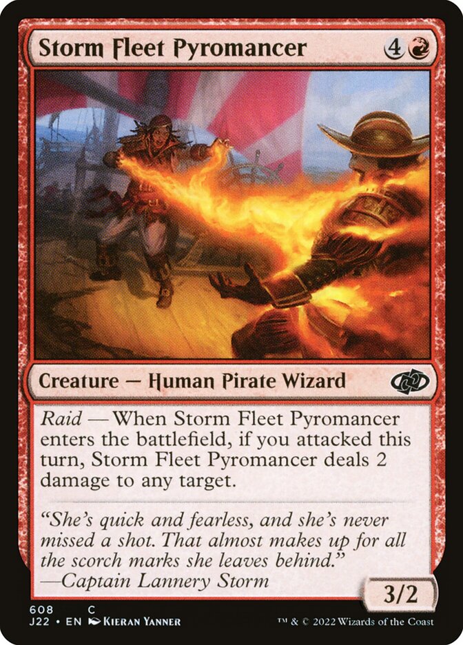 Storm Fleet Pyromancer (608) - Jumpstart 2022 (J22)