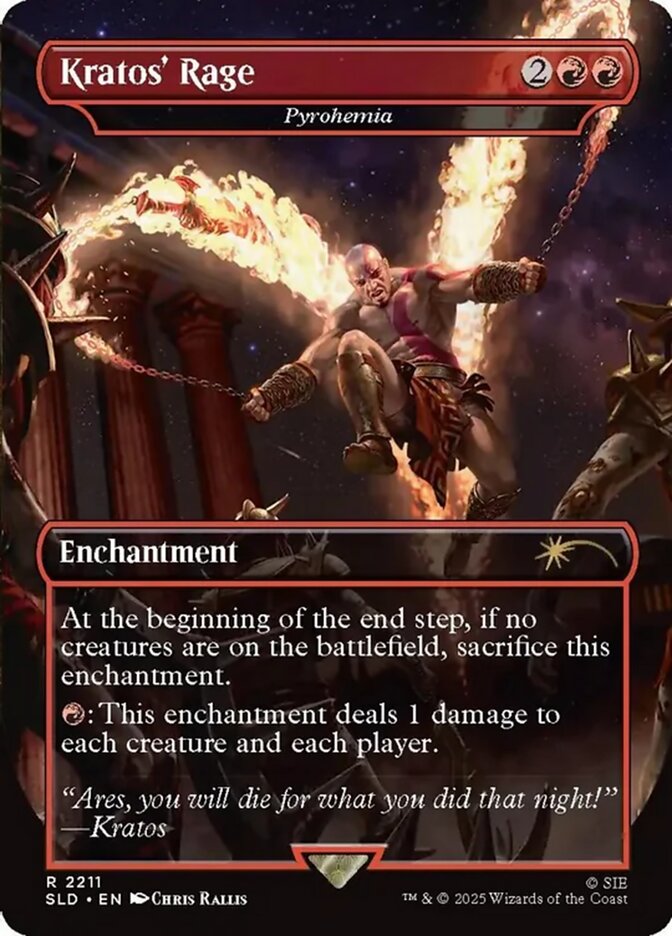Kratos' Rage - Pyrohemia (2211) - Secret Lair Drop (SLD)