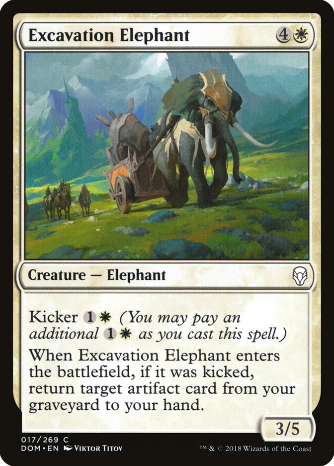 Excavation Elephant (17) - Dominaria (DOM)